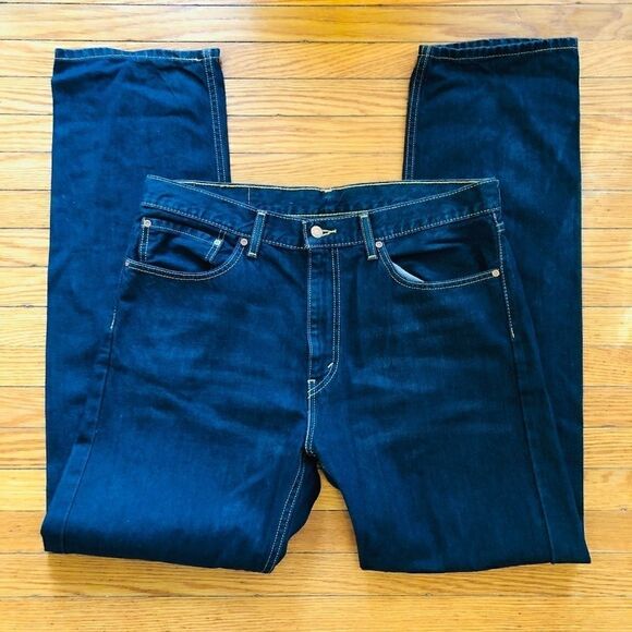 Levi Strauss & Co 505 Denim Blue Jeans Straight - Picture 1 of 2